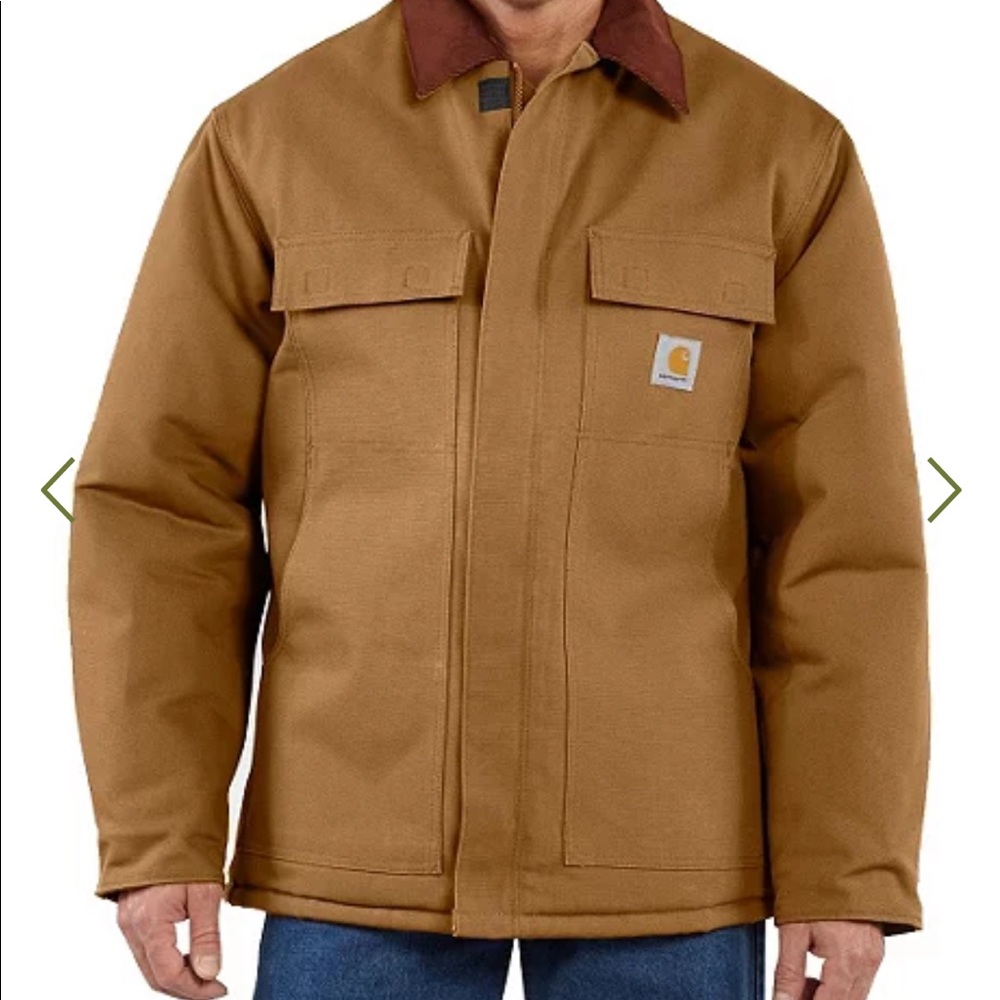 Carhart traditional quilt lined duck jacket